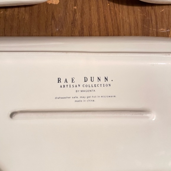 Rae Dunn snack tray and bowl - Picture 5 of 8